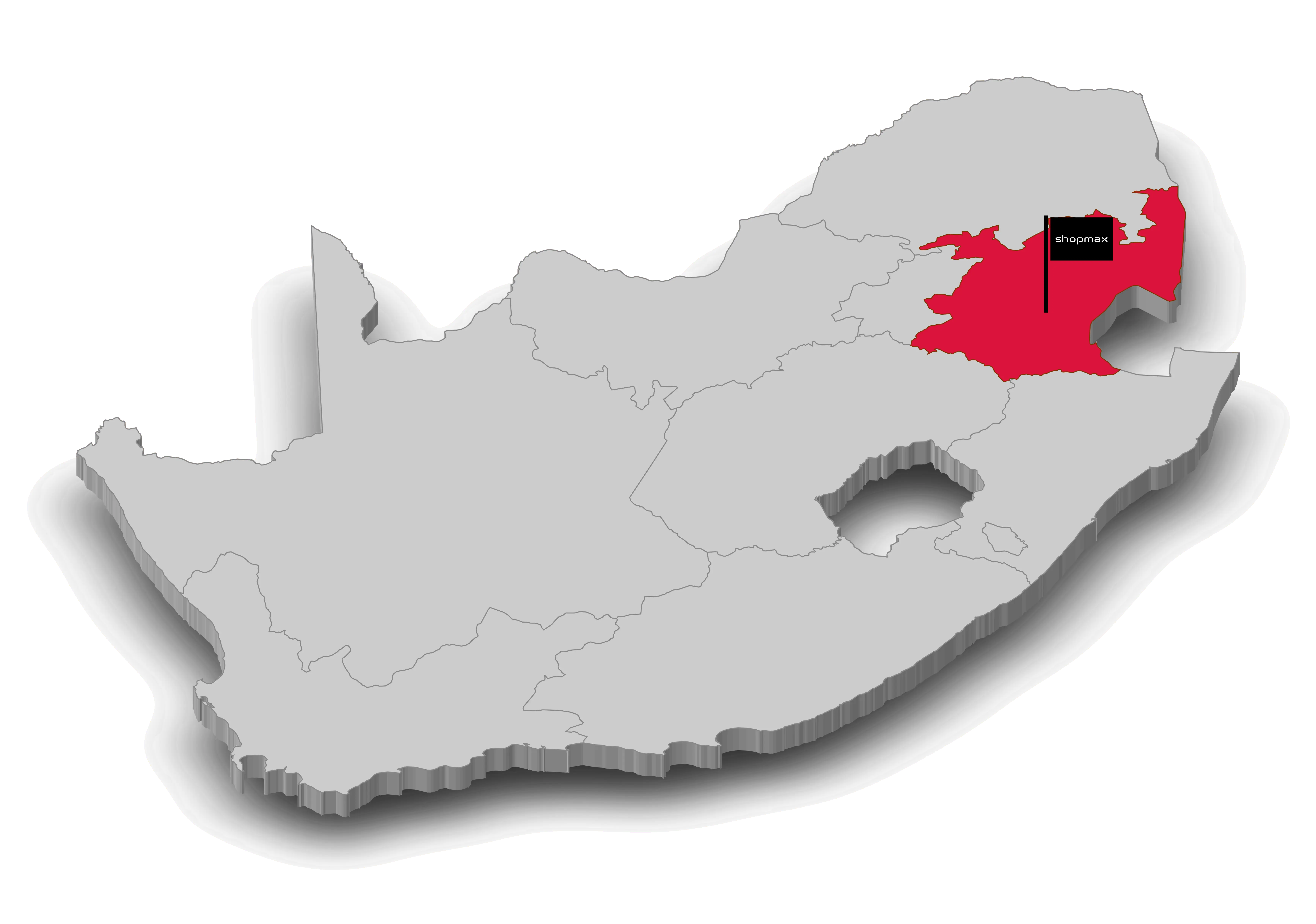 Map of Mpumalanga South Africa
