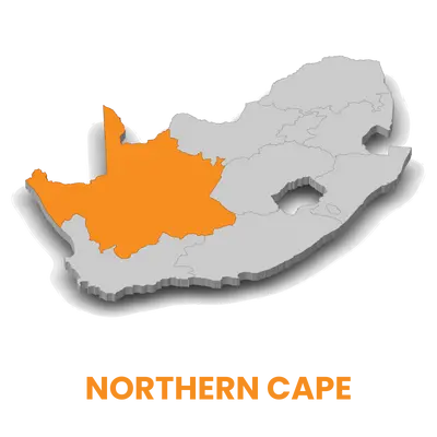 Map of Northern Cape South Africa
