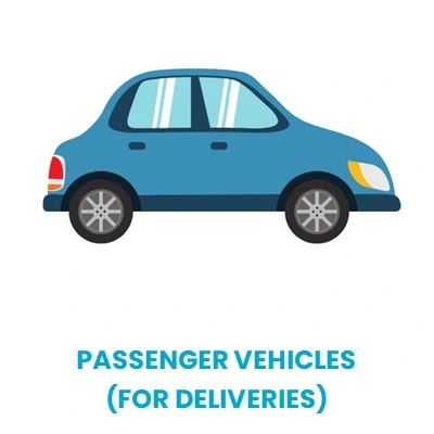Passenger Vehicles (For Deliveries)